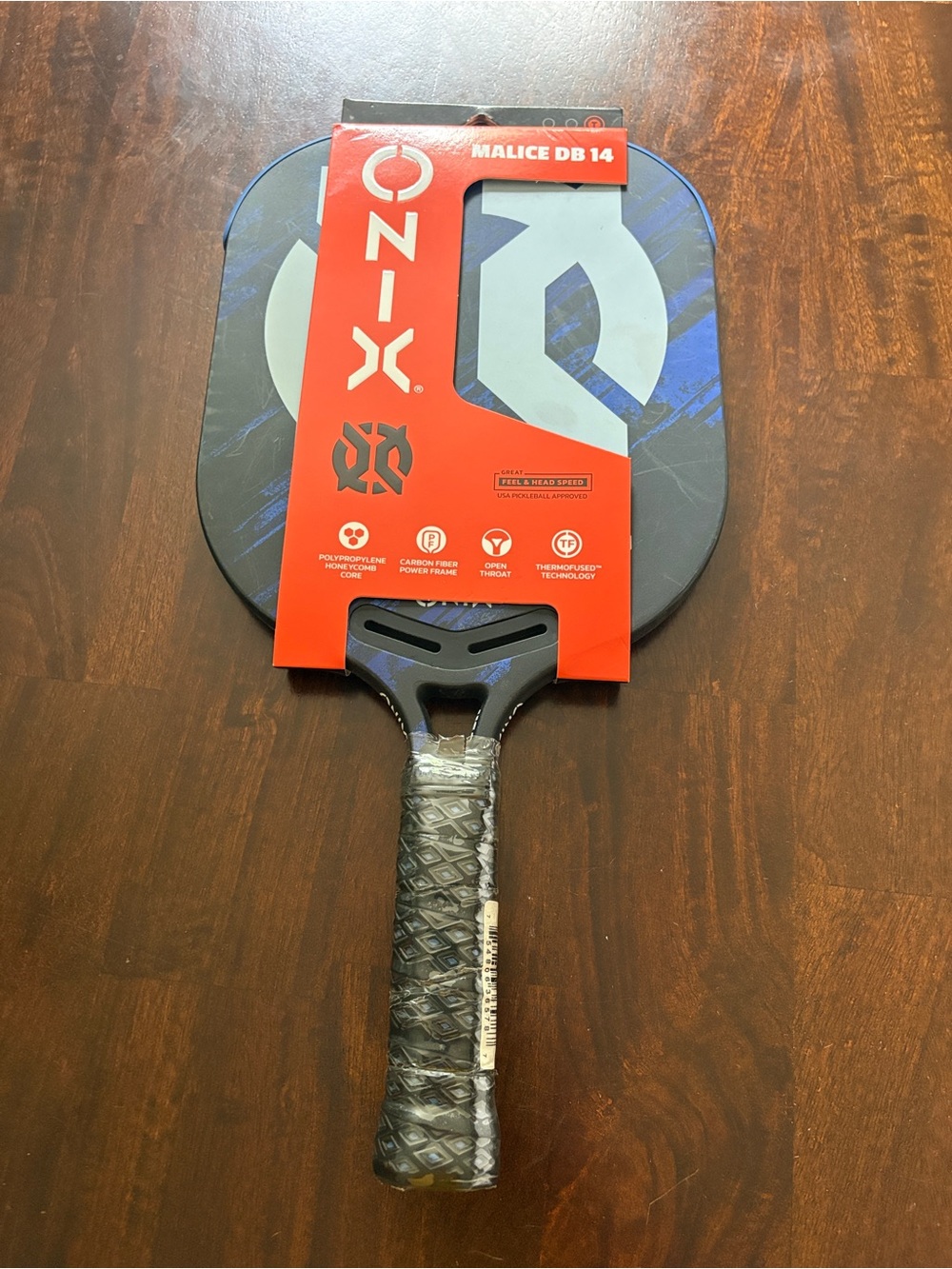 Onix Malice DB 14 Pickleball Paddle Carbon Fiber Frame $250 Retail New